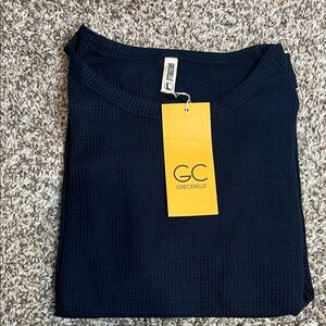 GRECERELLE Women's Long Sleeve Top -‎ Black